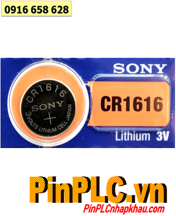 Sony CR1616, Pin đồng xu 3v lithium Sony CR1616 Made in Indonesia